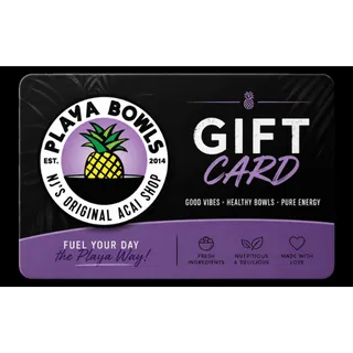 $30.00 Playa Bowls Giftcard (In Store Use Only) [Instant Delivery]
