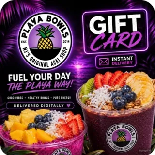 $25.00 Playa Bowls Giftcard [Instant Delivery]