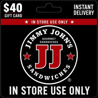 $40.00 Jimmy Johns Giftcard (In Store Use Only) [Instant Delivery]