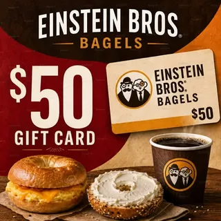 $50.00 Einstein Bros. Bagels Gift Card⚡️FLASH SALE ⚡️