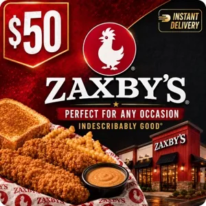 $50.00 Zaxbys⚡️FLASH SALE ⚡️