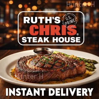 $50 USD Ruth Chris Gift Card⚡️FLASH SALE⚡️[Instant Delivery]