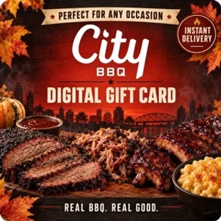 $50.00 City Barbecue Gift Card⚡️FLASH SALE ⚡️