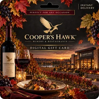$100.00 Coopers Hawk Gift Card⚡️FLASH SALE ⚡️