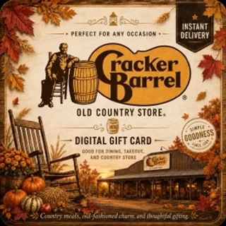 $30.00 Cracker Barrel Gift Card⚡️FLASH SALE ⚡️