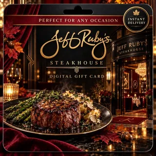 $300.00 Jeff Ruby Gift Card⚡️FLASH SALE ⚡️
