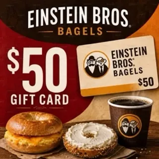 $50.00 Einstein Bros. Bagels Gift Card⚡️FLASH SALE ⚡️
