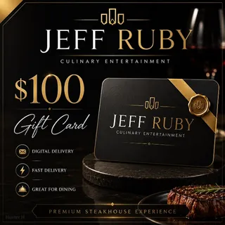 $100 Jeff Ruby Gift Card⚡️FLASH SALE ⚡️