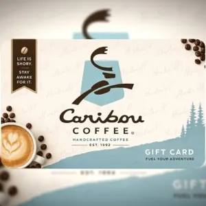 $25 Caribou Coffee Gift Card⚡️FLASH SALE ⚡️