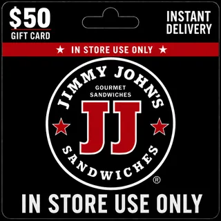 $50.00 Jimmy Johns Giftcard (In Store Use Only) [Instant Delivery]