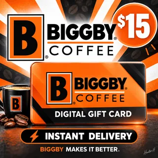 $15.00 Biggby Coffee [Instant Delivery]