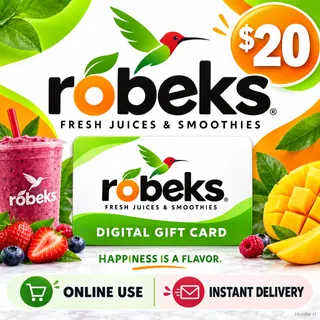$20.00 Robeks Giftcard [Instant Delivery]