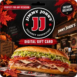 $30.00 (1x$30) Jimmy Johns Giftcard [Instant Delivery]