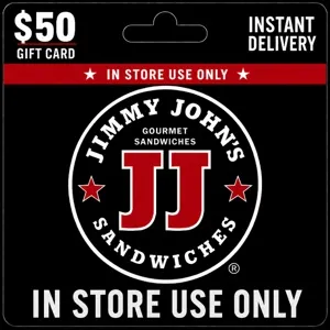 $50.00 Jimmy Johns Giftcard (In Store Use Only) [Instant Delivery]