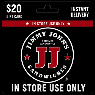 $20.00 Jimmy Johns Giftcard (In Store Use Only) [Instant Delivery]