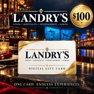 $100.00 Landrys Gift Card⚡️FLASH SALE ⚡️
