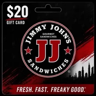 $20.00 Jimmy Johns Giftcard [Instant Delivery]
