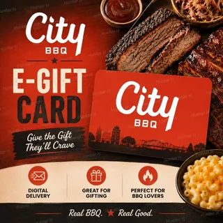 $50.00 City Barbecue Gift Card⚡️FLASH SALE ⚡️
