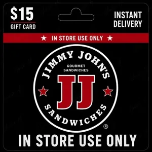 $15.00 Jimmy Johns Giftcard (In Store Use Only) [Instant Delivery]