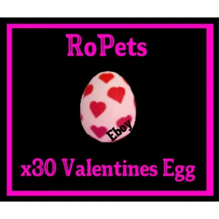 x30 Valentines Egg RoPets