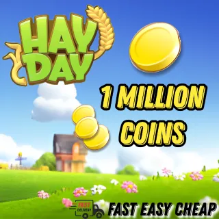 1 million coins Hay day