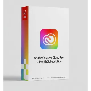 Adobe Creative Cloud Pro – 1 Month Access | Global Code | Non-Stackable
