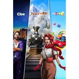 Ticket to Ride®, Clue and The Game of Life 2 – Classic Board Game Bundle – New Xbox Account | Global