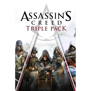 Assassin's Creed Triple Pack: Black Flag, Unity, Syndicate