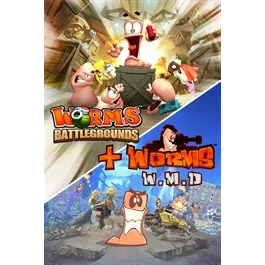 Worms Battlegrounds + Worms W.M.D – New Xbox Account | Global