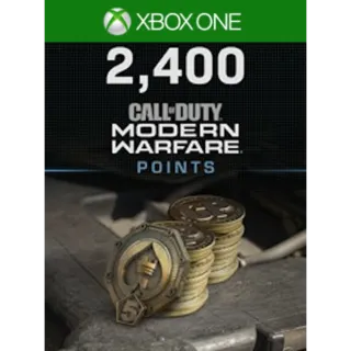 2400 puntos Call of Duty®: Modern Warfare® (Xbox Series X|S) XBOX Key (GLOBAL)