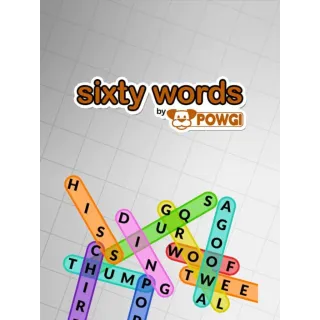 Sixty Words by Powgi