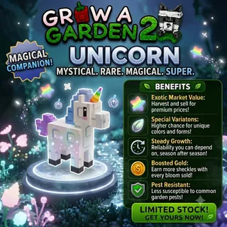 Unicorn | Grow A Garden 2