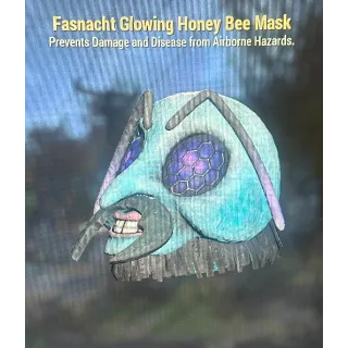 Glowing honey bee mask 