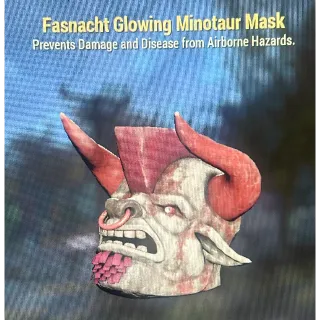 Glowing Minotaur mask 