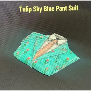Tulip sky blue pant suit
