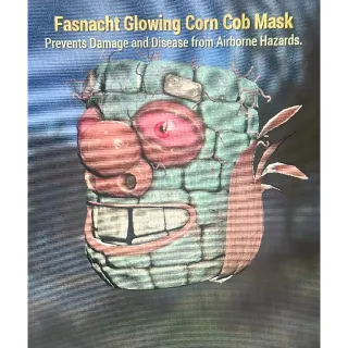 Glowing corn cob mask 