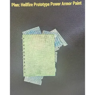 Hellfire prototype power armor paint