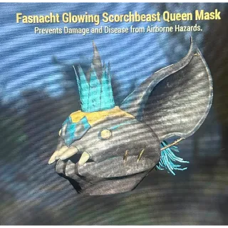 Glowing scorchbeast Queen mask 