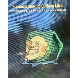 Glowing baffoon mask