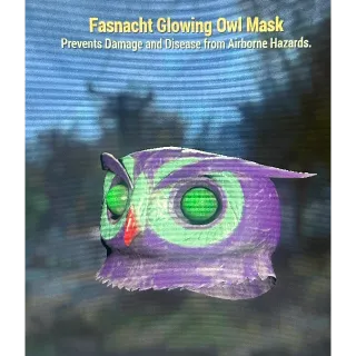 Glowing owl mask 