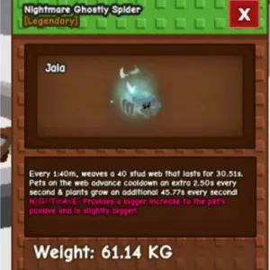 GHOSTLY HATCHED SPIDER