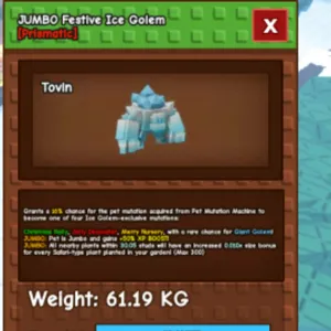 FESTIVE NIGHTMARE GOLEM