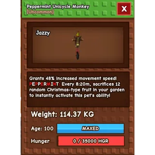 COLOSSAL UNICYCLE MONKEY 1/1