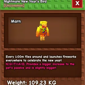 COLLOSAL NEW YEAR’S BIRD