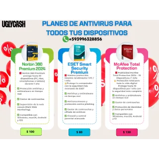 🛡️ PLANES DE ANTIVIRUS PARA TODOS TUS DISPOSITIVOS