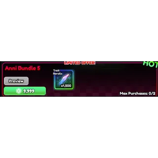 Anime Vanguards- Anni Bundle 5 (TWICE) 