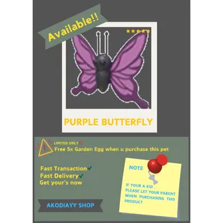 PURPLE BUTTERFLY