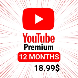 YouTube Premium Account - 12 Month