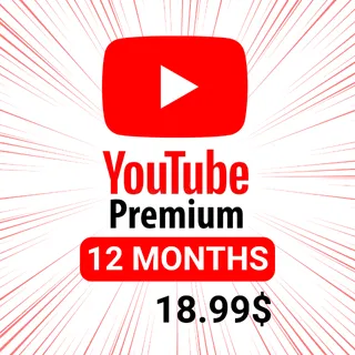 YouTube Premium Account - 12 Month