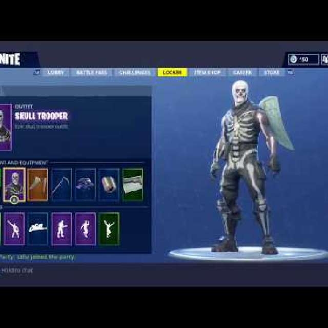 Skull Trooper Account Xbox 150 V Bucks Tier 100 Omega - 